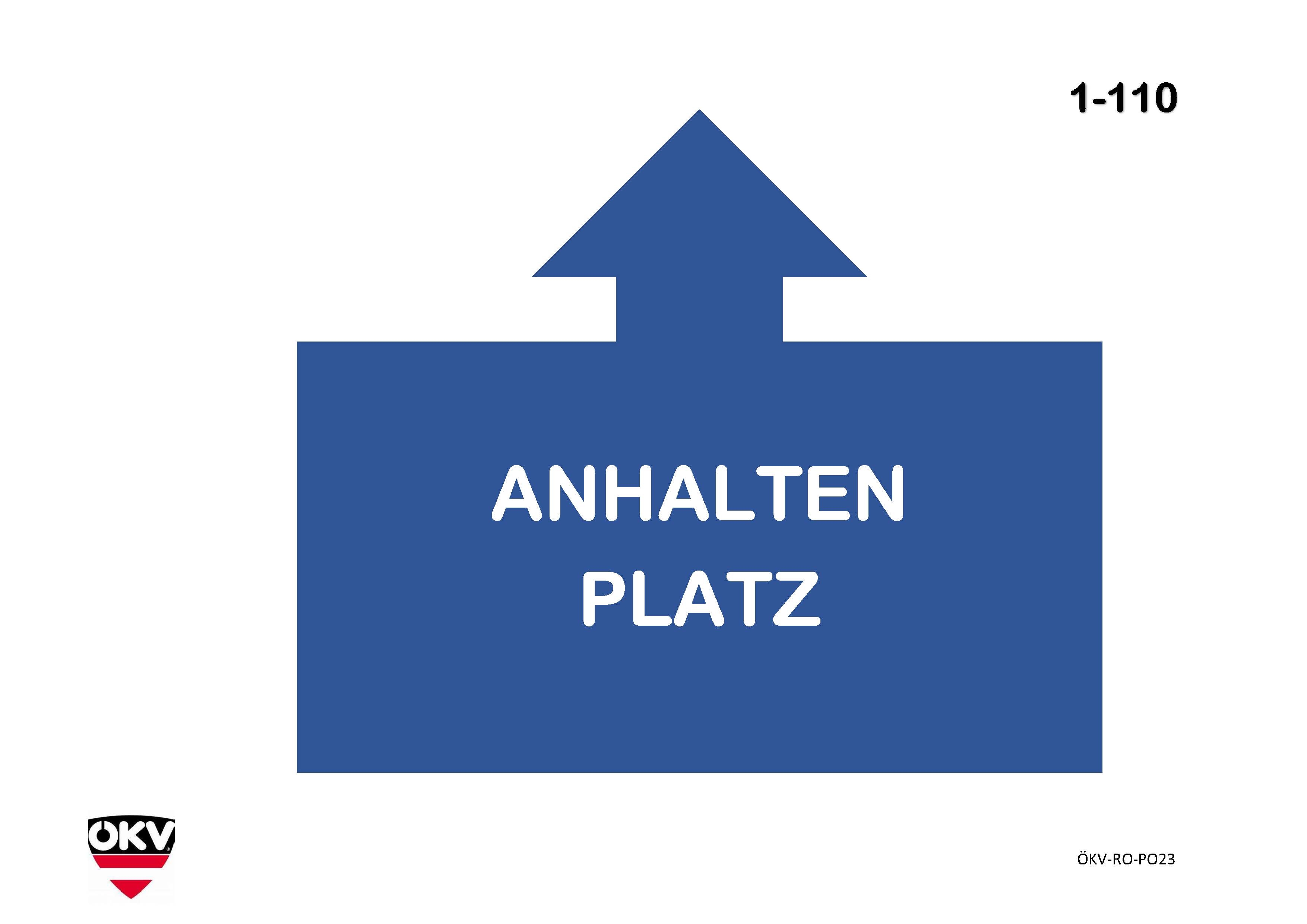 Anhalten Platz