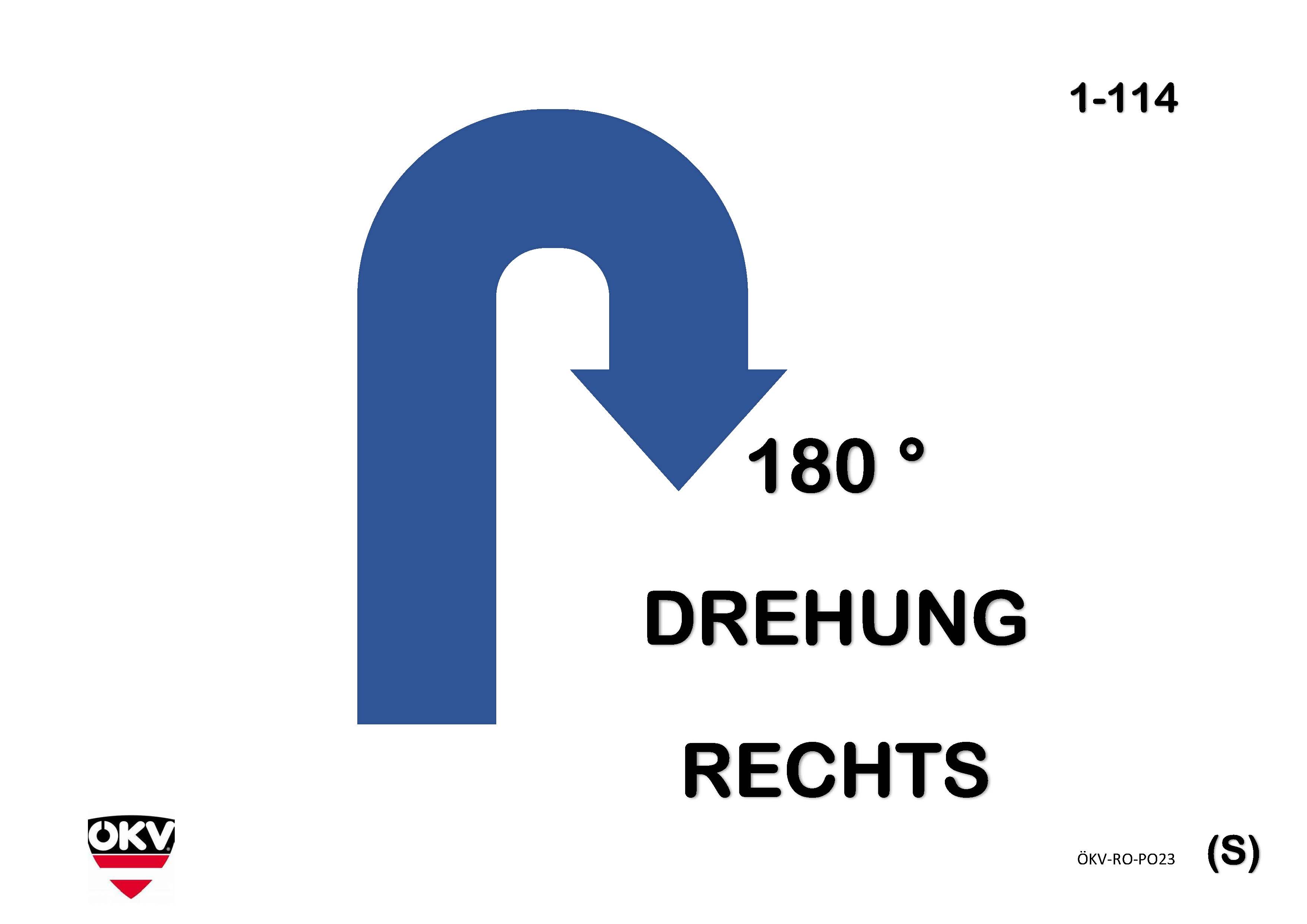 180°-Drehung rechts
