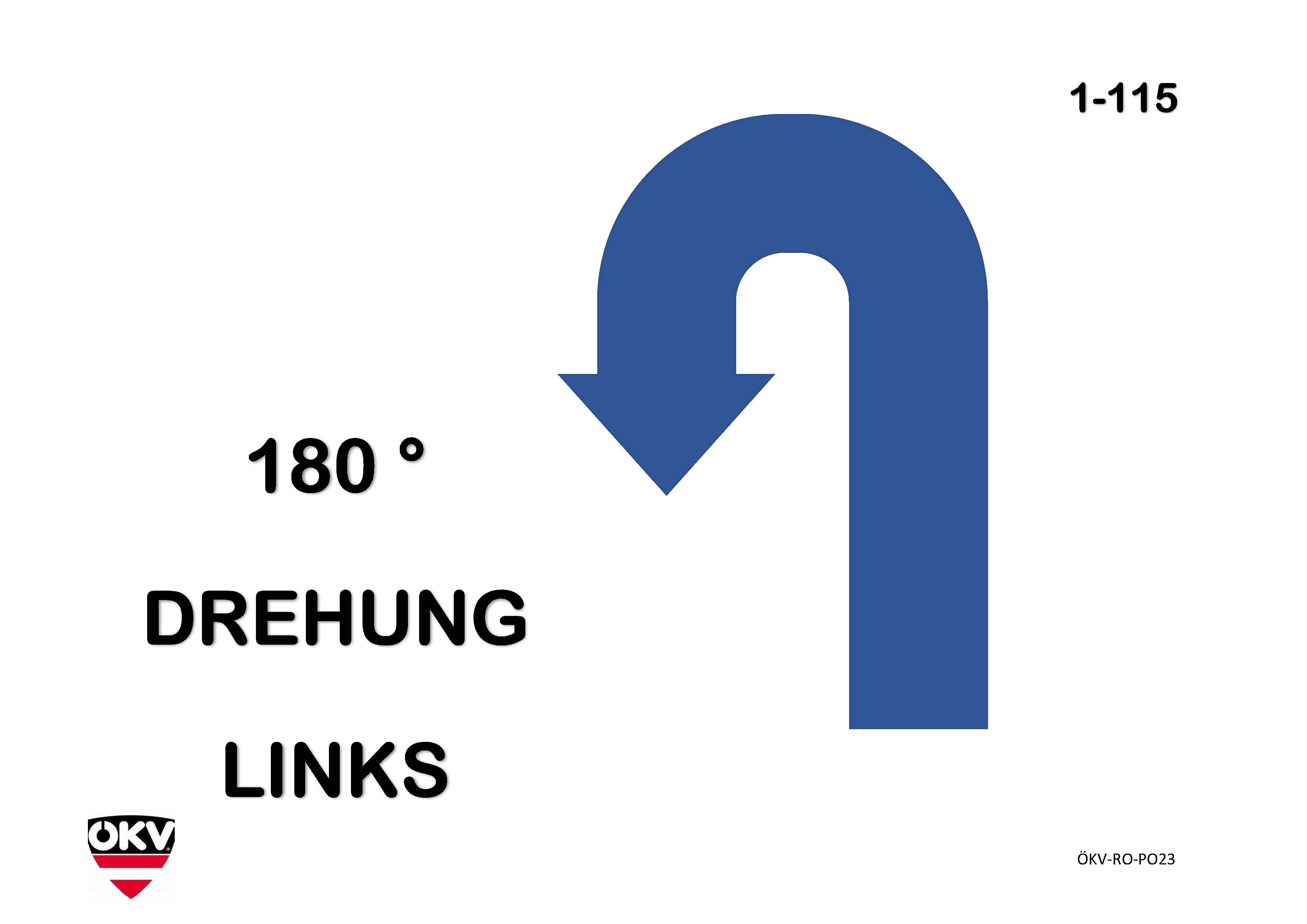 Drehung links