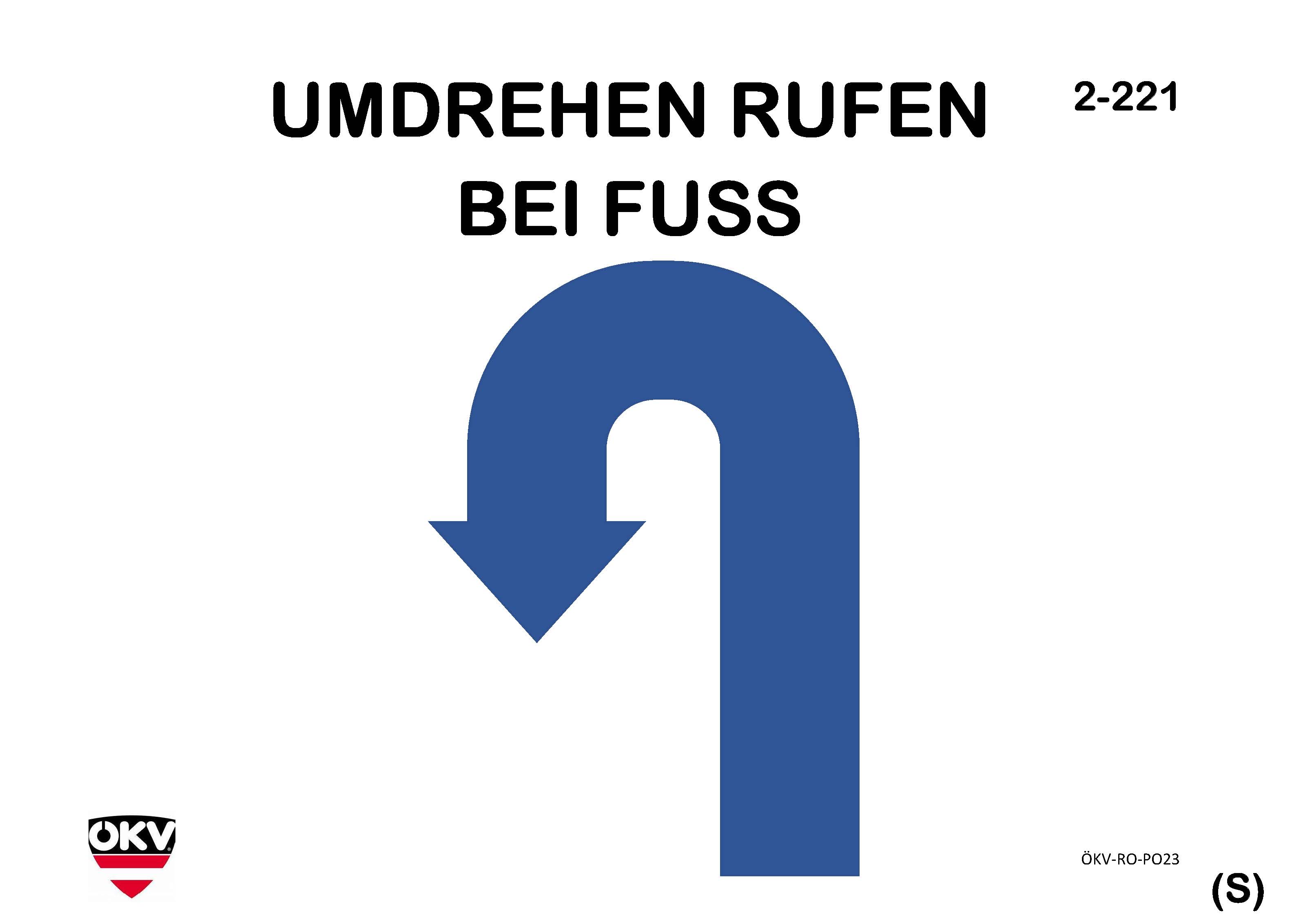 Umdrehen – Abrufen bei Fuß