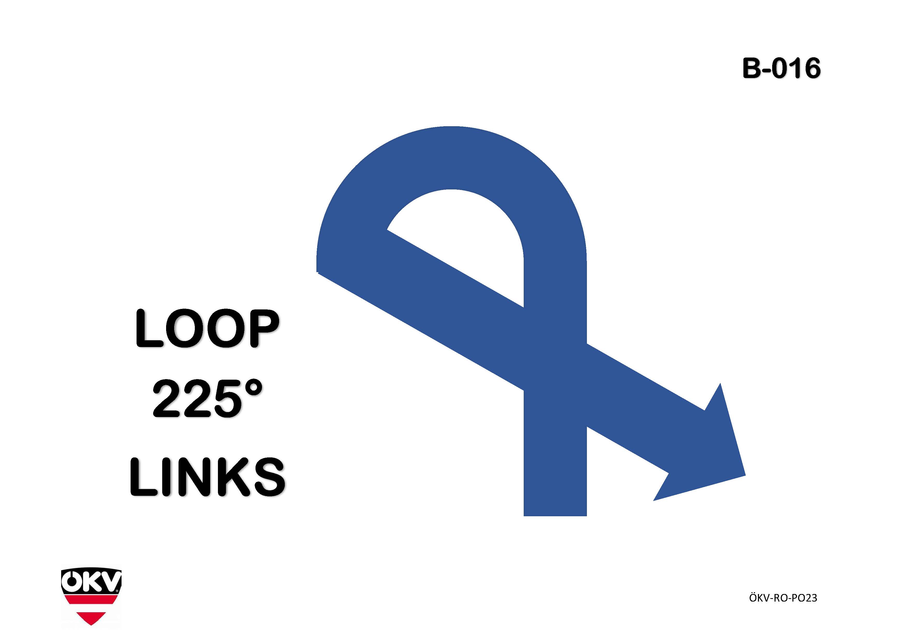 Loop 225° links