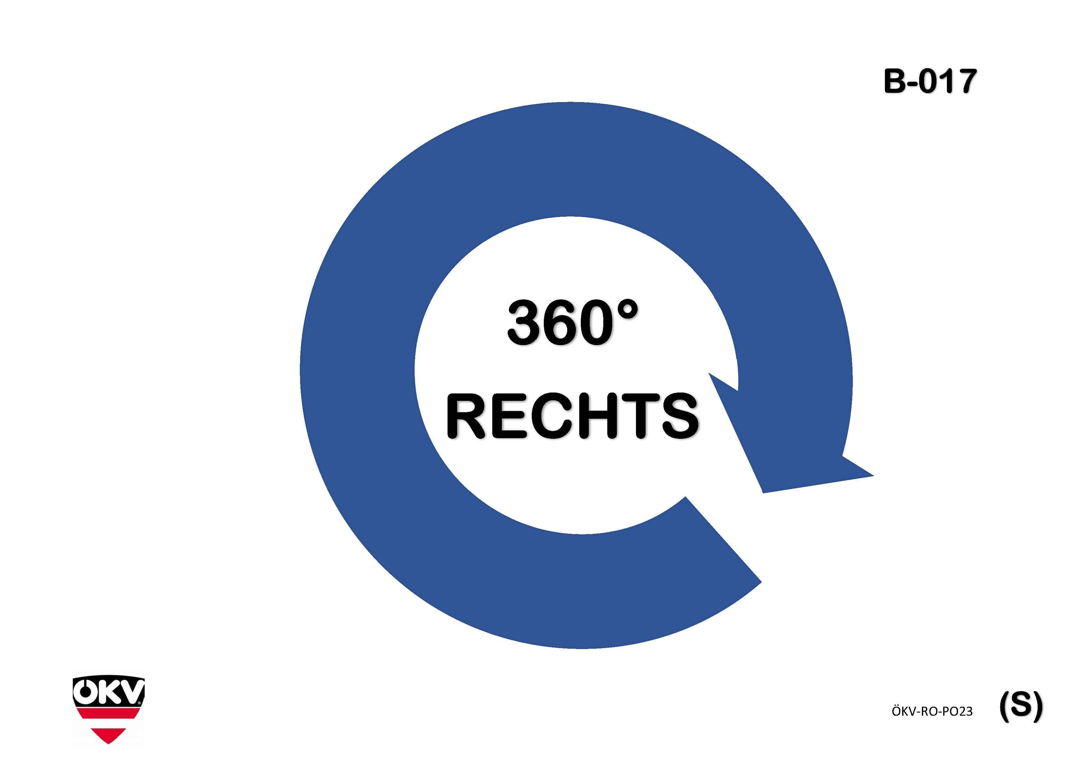 360° rechts