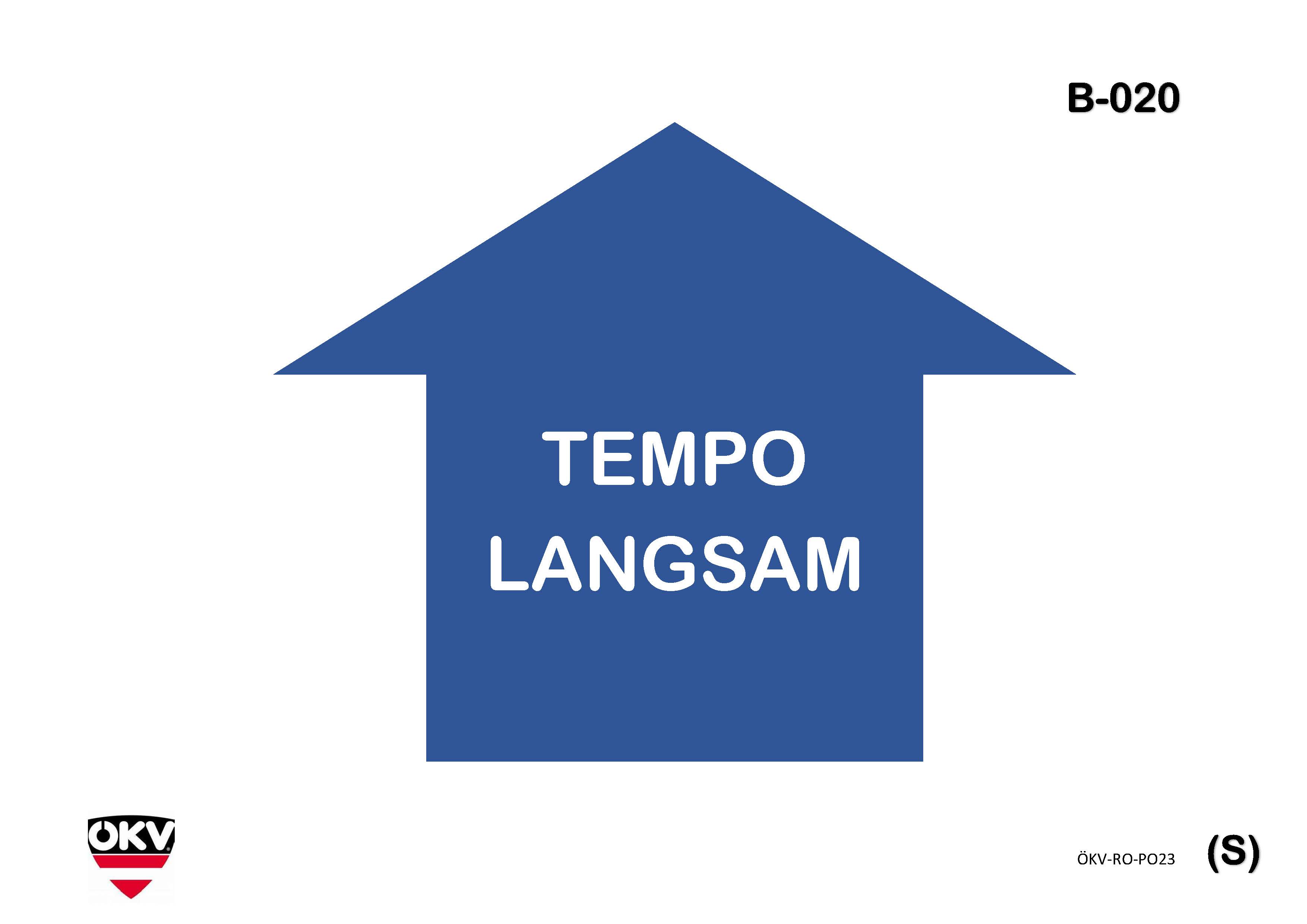 Tempo langsam
